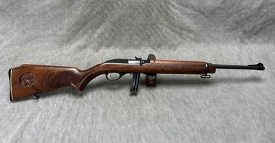 Marlin 99M1 22 LR, Ultra Rare Gray Squirrel Hand Engraved in Stock - Image 1 of 18