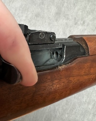 Marlin 99M1 22 LR, Ultra Rare Gray Squirrel Hand Engraved in Stock - Image 13 of 18