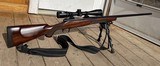 Winchester Rifle Model 70 Post-64 with Scope and Bipod (Left handed) - 1 of 13