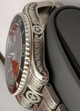 Texas Ranger Engraved Swiss Mechanical Watch David Wade Harris - 1 of 9