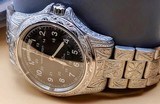 Hamilton Khaki King Swiss watch Hand engraved by dwharris - 2 of 6