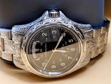 Hamilton Khaki King Swiss watch Hand engraved by dwharris - 4 of 6