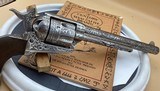 Colt Frontier Six Shooter mfg 1878 Hand Engraved Texas Cattlebrands d.w.harris - 9 of 15