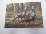 1996 Texas Turkey Stamp and Print, Artist's Proof - 1 of 1