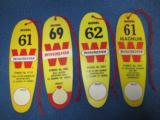 PRE-64 WINCHESTER HANGING TAGS FOR VARIOUS RIFLE MODELS - 1 of 2
