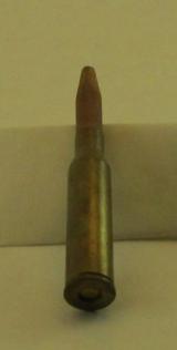 Original WWII Japanese 6.5x50mm grenade launching wooden bullet cartridge - 1 of 3