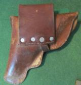 Original WWII Japanese officer's private purchase leather flap holster - 3 of 5