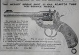 Webley & Scott RARE .22 Conversion Kit - MK IV .455 cal. Webley - 7 of 9