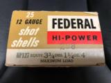 Federal
Hi-Power 12 ga shot shells - 2 of 3
