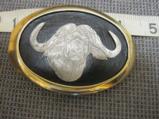 Engraved Cape Buffalo Belt Buckle - 1 of 1