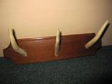 Deer Antler/Teak Hanging Rack - 3 of 4