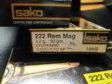 Sako 222 Rem Mag ammo - 2 of 5