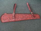 Leather hand tooled scabbard - 2 of 9