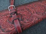 Leather hand tooled scabbard - 5 of 9