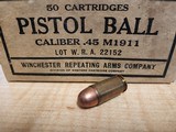 Winchester Pistol Ball 45 caliber - 6 of 7