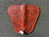 Handgun case leather tooled - 4 of 5