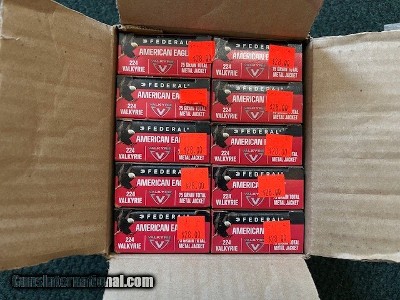 Federal 224 Valkyrie 75 gr FMJ