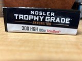 Nosler Trophy Grade 300 H&H - 4 of 6