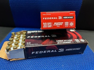 Federal American Eagle 30 cal Super Carry