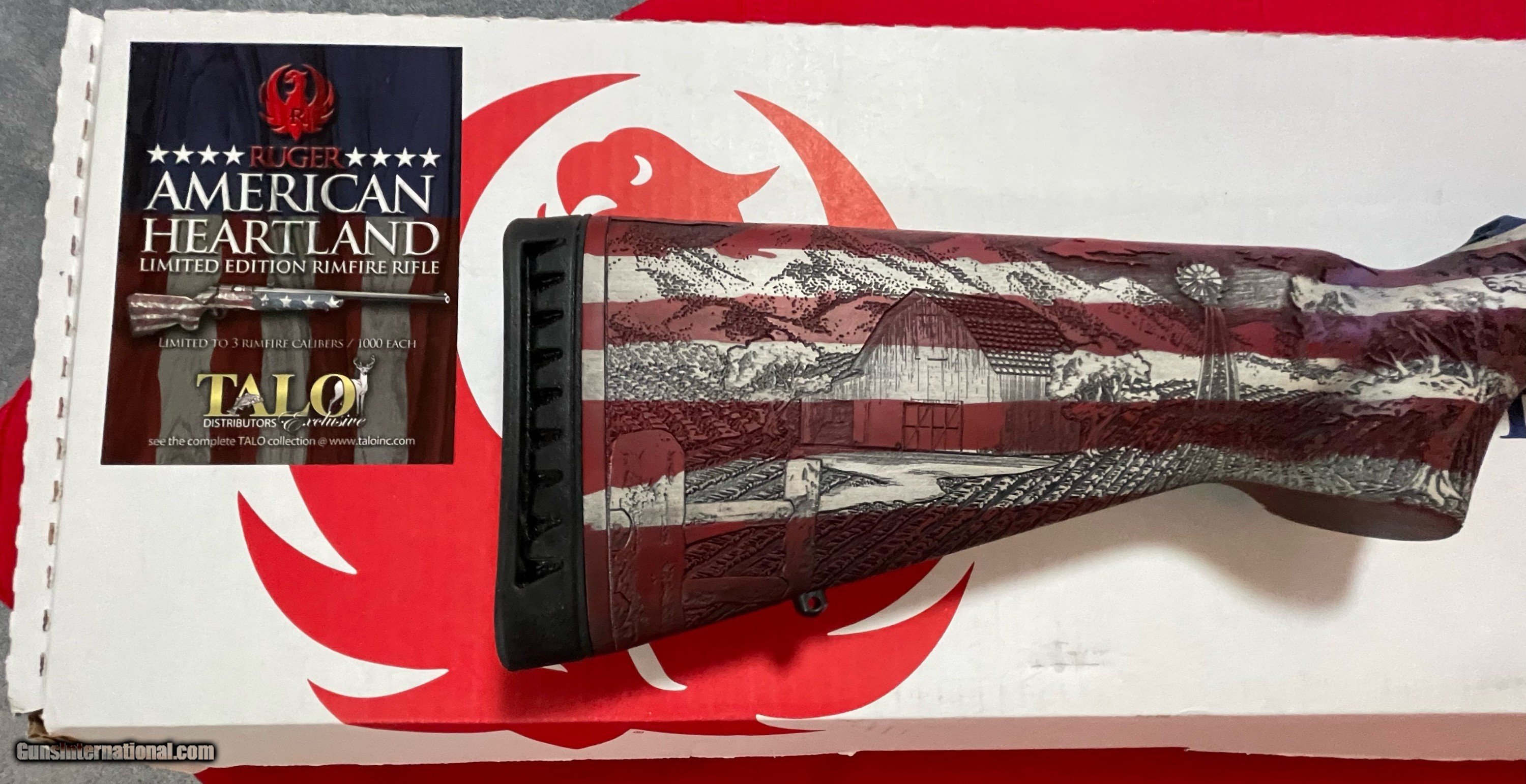 New in box Ruger American Heartland Talo Limited Edition 17 HMR