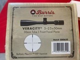 New Burris Veracity 5-25x50 30mm - 1 of 2