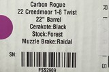 Fierce Carbon Rogue 22 Creedmoor with 22