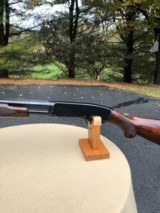 Beautiful, all original Winchester model 42 Skeet .410 slide action shotgun, with hard to find 28” solid matted rib barrel - 9 of 15