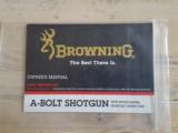 BROWN A-BOLT STALKER, 12 GA. SLUG GUN RIFLED BARREL, LEUPOLD SCOPE - 5 of 8