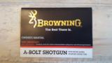 BROWNING A-BOLT STALKER SLUG GUN 12GA. BOLT ACTION LEUPOLD RINGS AND BASES 1" - 14 of 14