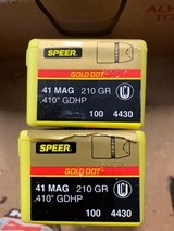 NOSLER PARTITION SPIZER 140, 9MM 115 HP/XTP, SPEER GOLD DOT 165G 40 CAL - 2 of 4