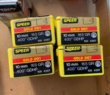 NOSLER PARTITION SPIZER 140, 9MM 115 HP/XTP, SPEER GOLD DOT 165G 40 CAL - 1 of 4