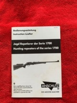 Anschultz 1712 Silhouette 22LR Monte Carlo stock
W/O Sights - 3 of 14