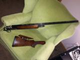 Perazzi TM1, 12 Gauge, 34" Ported Barrel, Step Rib.
Receiver - Barrel & Foreend one piece, due to foreend hanger failure - 1 of 14