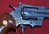 COLT PYTHON Revolver Engraved - 9 of 15