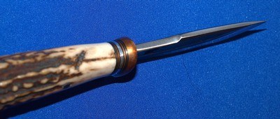 James Behring Stag Canoe Knife - Image 4 of 8