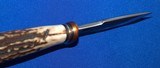James Behring Stag Canoe Knife - Image 4 of 8