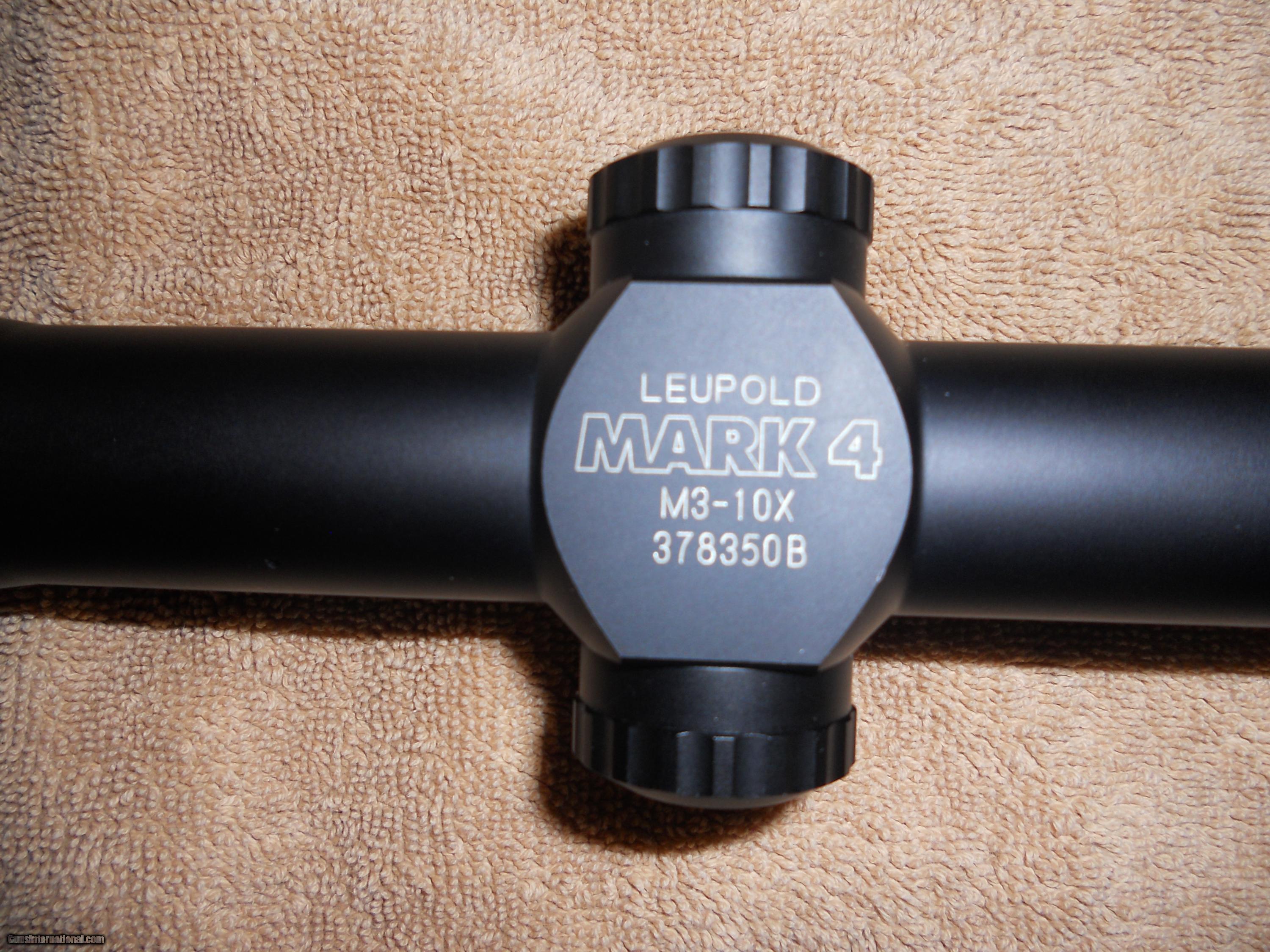 Leupold Mark 4 M3 10x 6393