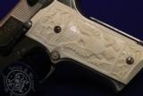 Cased Nickel Model 59 with hand carved ivories - 7 of 10