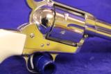 1960 2nd Generation Colt SAA .45 Colt Factory Nickel and scare 4 3/4" barrel - 2 of 8