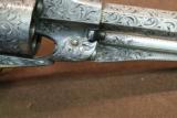 Stunning Engraved Silver Plated Remington New Model Army with Carved Ivories - 12 of 22