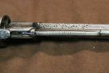 Stunning Engraved Silver Plated Remington New Model Army with Carved Ivories - 14 of 22