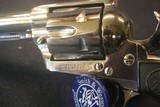 Very Rare 1 of 55 Colt Single Action Army 2nd Generation, Nickle 7.5" .44 Special - 8 of 19