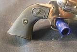 Very Rare 1 of 55 Colt Single Action Army 2nd Generation, Nickle 7.5" .44 Special - 3 of 19