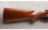 Ruger M77 Round Top .270 Win, Red Pad, Tang Safety, Express Sights. - 5 of 7
