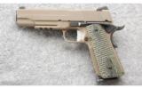 Sig Sauer 1911 Desert Tan With Night Sights In Case. - 2 of 3