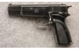 Browning Hi-Power 9MM, 13 Round Mag, Fixed Sights, Black Refinish, Synthetic Grips. - 2 of 3