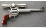 Freedom Arms Stainless Model 83 .454 Casull in Wooden Display Case - 1 of 4