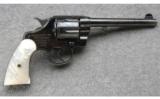 Colt Army-Navy 41 DA Presention Revolver With Holster. - 3 of 5