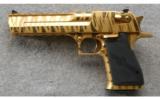 Magnum Research Desert Eagle .50 AE Gold Tiger Stripe As New In Case - 2 of 4