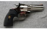 Colt Python 4 Inch Nickel, Outstanding Condition - 1 of 2